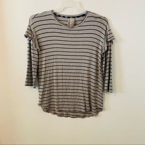 Dolan Left Coast Collection Striped Tee Shirt Size S